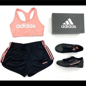 Adidas Graphic Bra and 3S Shorts Woman’s Size L
